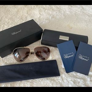 Chopard Crystal Aviator Sunglasses